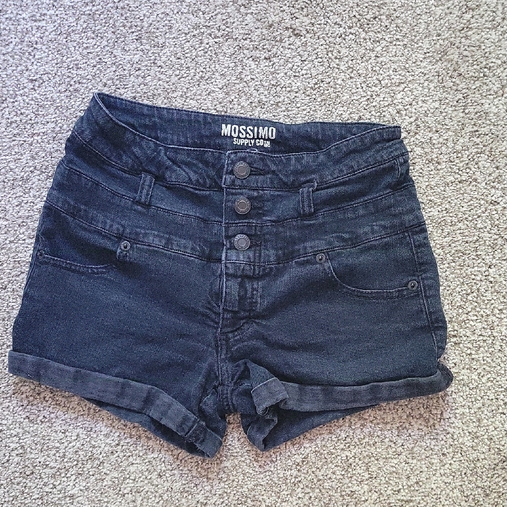 Mossimo Supply Co. Black High Waist Shorts